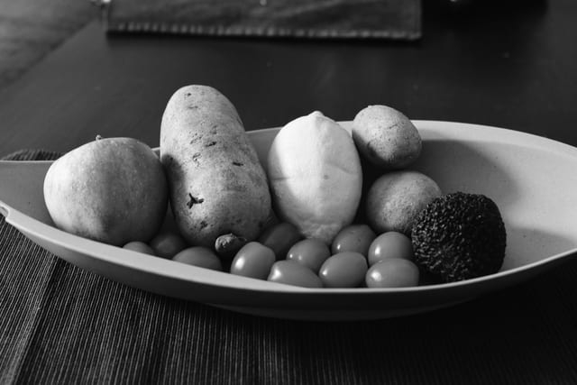 The same frame rendered through Tri-X 400.