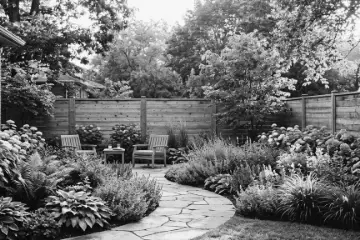 The backyard photograph developed through Ilford HP5 Plus 400.